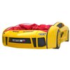 Кровать-машинка Ламба Next-2 (желтая) со встроенным матрасом оптом